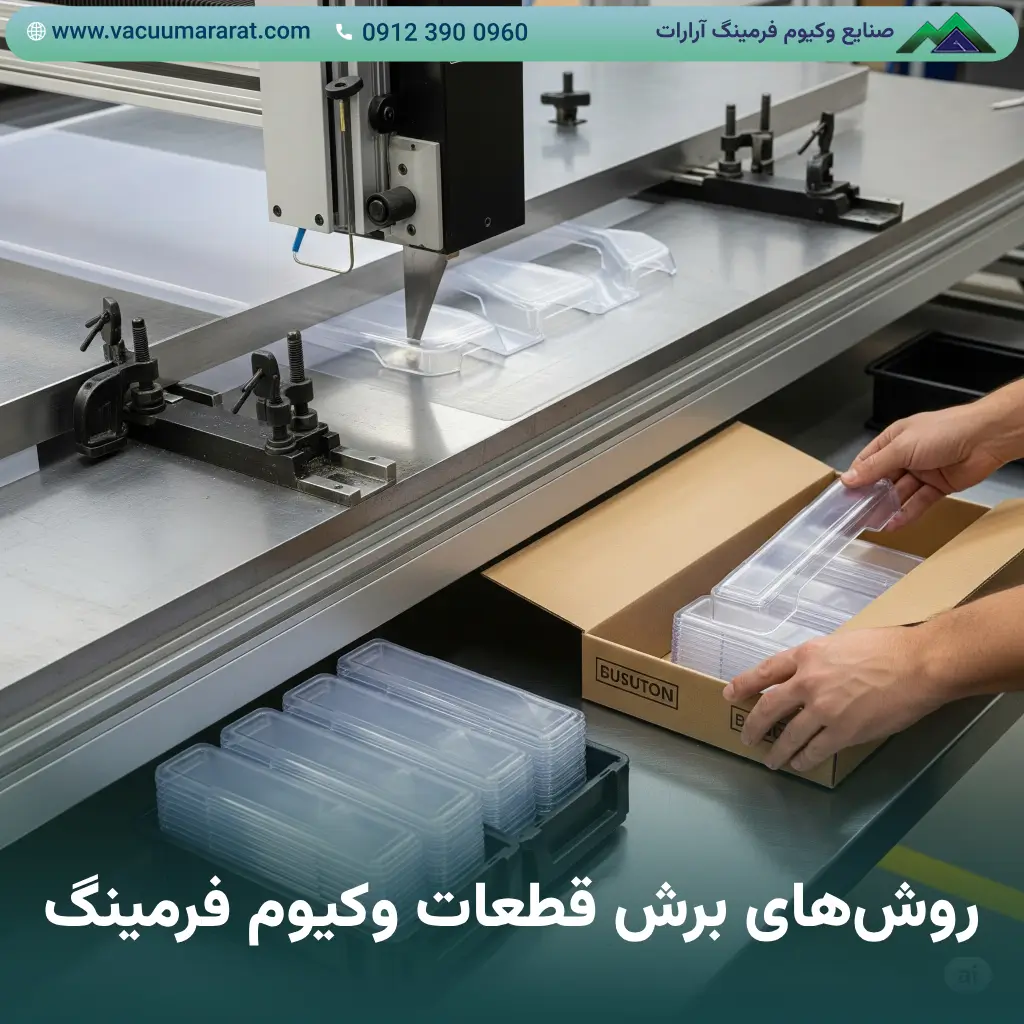 روش‌های برش قطعات وکیوم فرمینگ